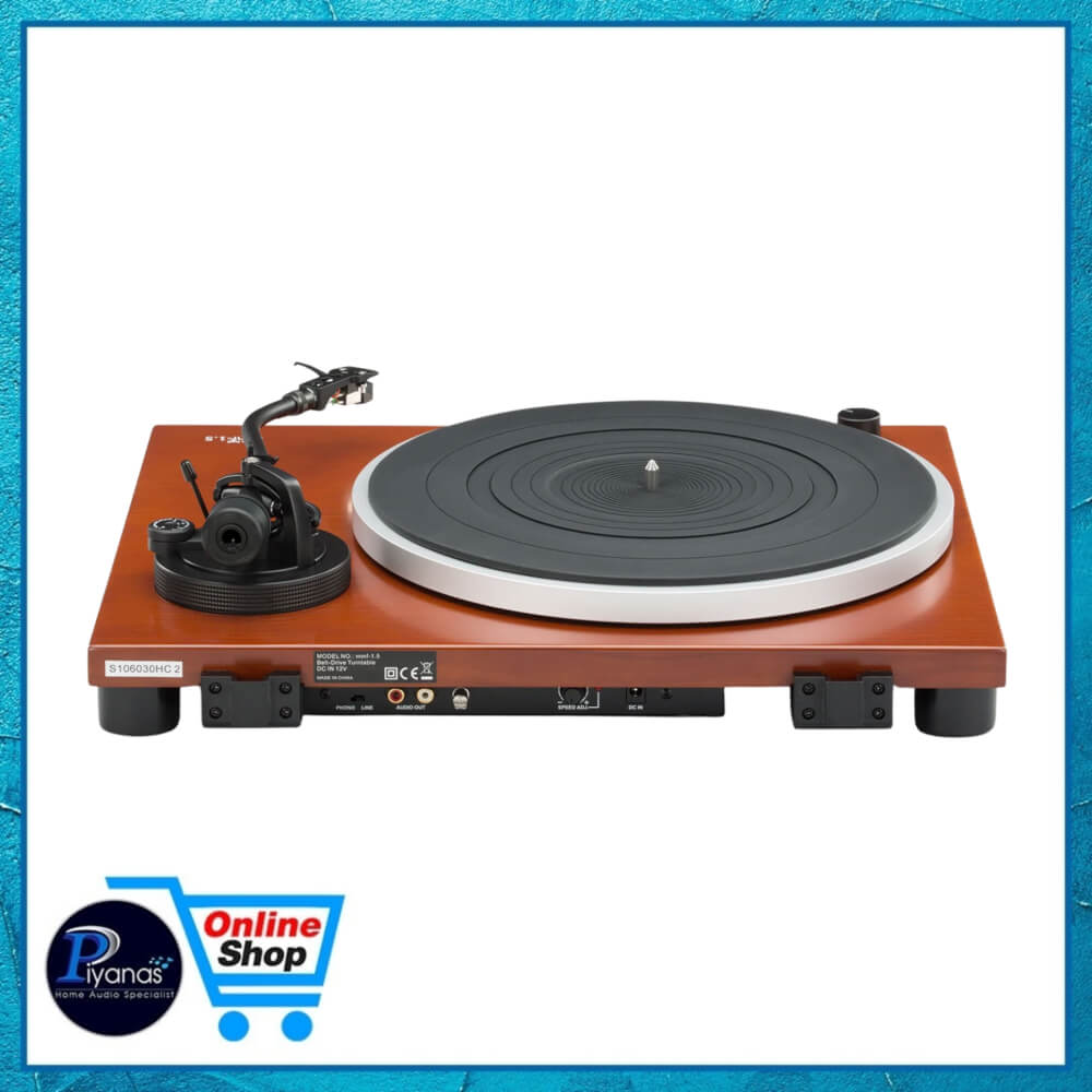 เครื่องเล่นแผ่นเสียง MUSIC HALL : MMF-1.5 (พร้อมหัวเข็ม MUSIC HALL รุ่น MELODY MM) (CHERRY WOOD)